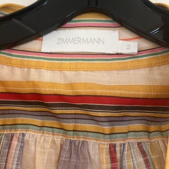 Zimmermann Mae wrap crop blouse - Picture 4 of 7